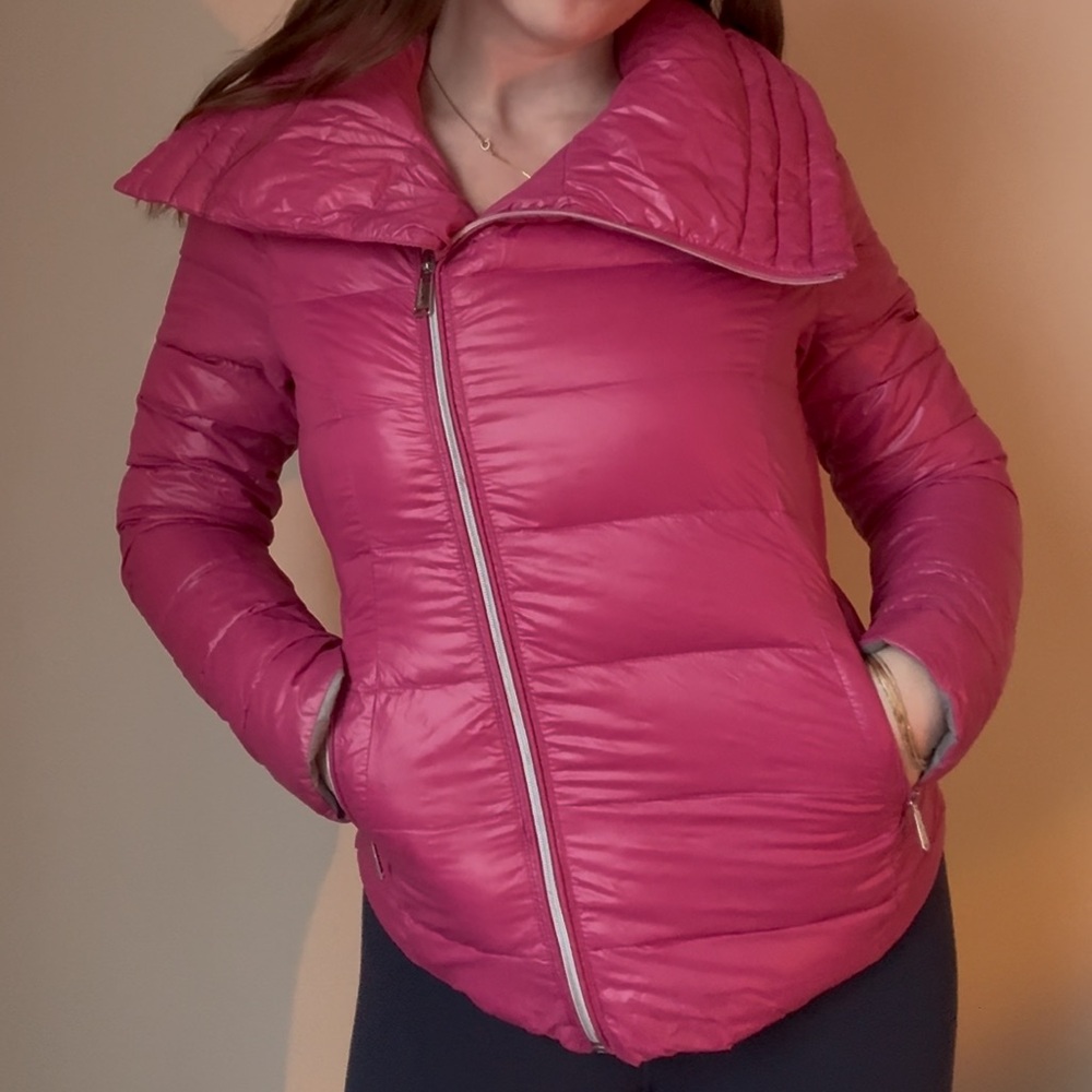 Bcbgeneration Pink Down Jacket - image 1